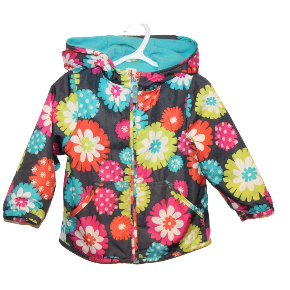 2/$20 🏷 Carters Floral Jacket Size 2T Lightly Lined